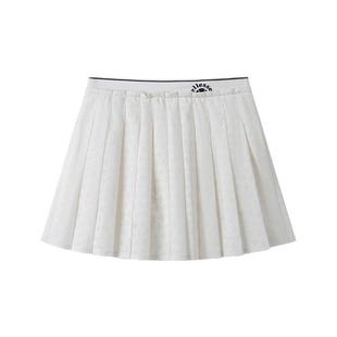 【乔欣同款】ellesse小贝壳网球半裙透气运动白色防走光A字短裙