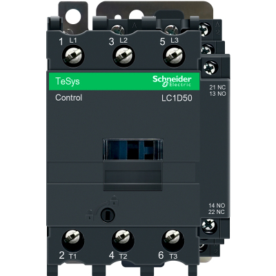 施耐德三相交流接触器LC1D50M7C 接触器线圈Q7C ac220v380v1开1闭