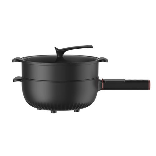 新疆西藏包邮智能电炒锅炒菜多功能万能锅家用不粘锅大容量电煮锅