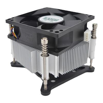 AVC铜芯cpu散热器静音线温控风扇