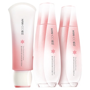 韩后雪玲珑护肤品水乳套装补水保湿水学生美白化妆品礼盒官方正品