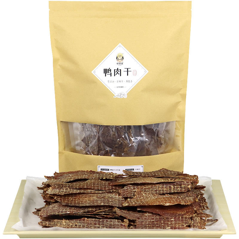 球球爸手工自制鸭肉干清热去火