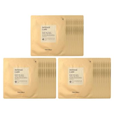 韩国tonymoly/托尼魅力黄金修护24k蜗牛保湿啫喱面膜10片