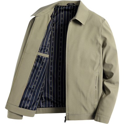 雪中飞中老年爸爸装夹克春秋外套