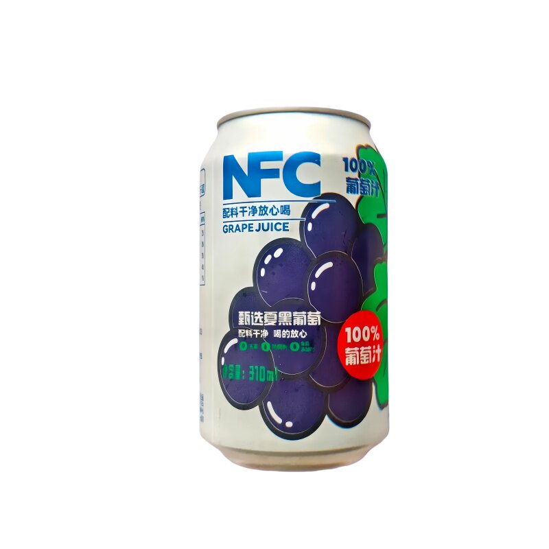 夏日推荐!100%nfc纯葡萄汁鲜榨百分百果汁饮料整箱解腻官方旗舰店