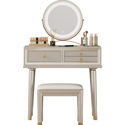 收纳柜一体英范储藏轻奢梳妆台