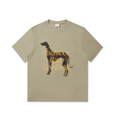 roaringwild狗狗印花短袖t恤