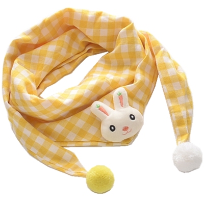 围巾春秋薄款纯棉男童女童宝宝