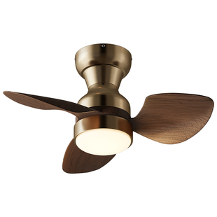 中古风卧室风扇灯吸顶灯静音护眼书房餐厅新中式过道阳台吊扇灯