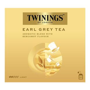TWININGS川宁豪门伯爵红茶50片装进口英式红茶粉烘焙奶茶用伯爵粉