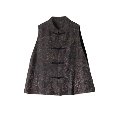 布小匠秋冬高端桑蚕丝马甲