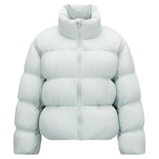 森马羽绒服女冬季90绒子oversize肌理立领2025新款慵懒温柔面包服