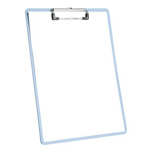 加厚A4平板夹美术课写生绘画书写垫板夹自带伸缩挂环商务办公会议记录文件夹竖板夹莫兰迪色办公用品双色板夹