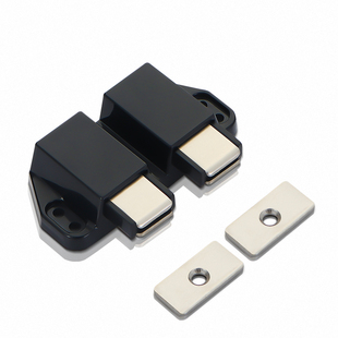 按压式柜门反弹器磁碰门吸弹力开关衣柜门磁贴吸合器碰珠回弹锁扣