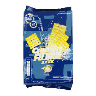 Nasraide娜迪莎克力架饼海盐味咸味苏打饼干428g零食下午茶小吃