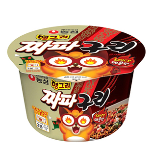 寄生虫电影同款浣熊辣味炸酱乌龙面碗面韩剧泡面韩国农心方便面