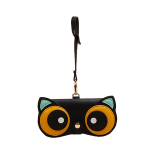 星星优品便携眼镜盒可爱卡通包包挂件少女时尚太阳墨镜收纳袋挂饰