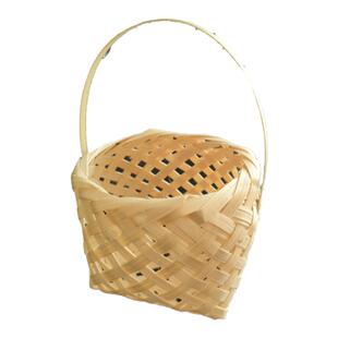 竹编diy材料包竹编小筐竹编篮子手工编织竹编制品竹篾条竹片竹条