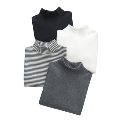 儿童加厚棉半高领打底衫