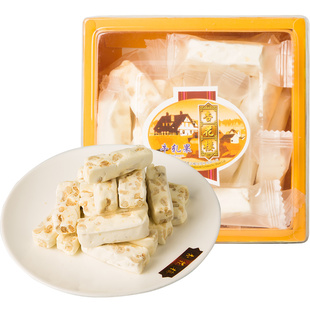 杏花楼中华老字号上海休闲零食原味牛轧果280g 办公室小吃