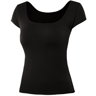 众爱舞苑芭蕾练功服修身显瘦短袖上衣成人女中国古典舞形体舞蹈服