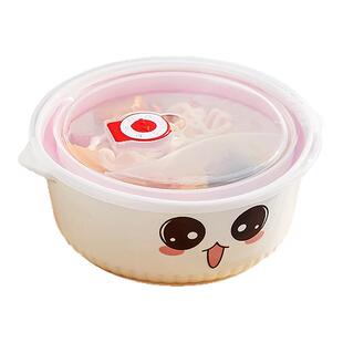 陶瓷保鲜盒可微波炉加热饭盒带盖子冰箱密封碗上班族带饭菜便当盒