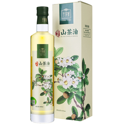 小瓶千岁好山茶油500ml有机