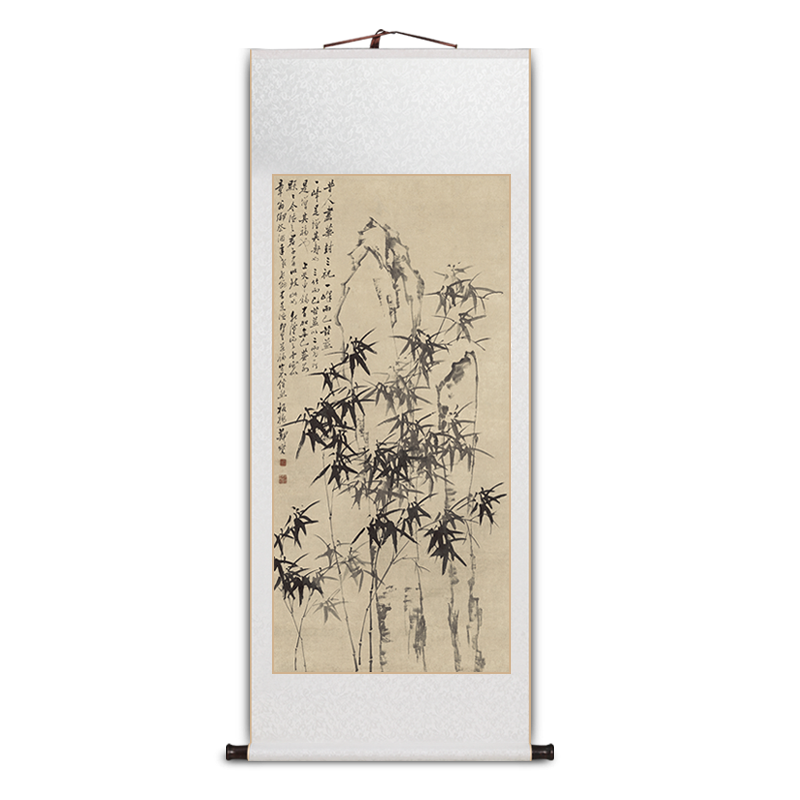 六款可选郑板桥竹子挂画客厅装饰
