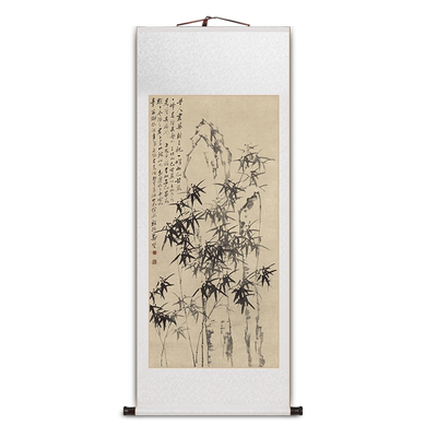 六款可选郑板桥竹子挂画客厅装饰