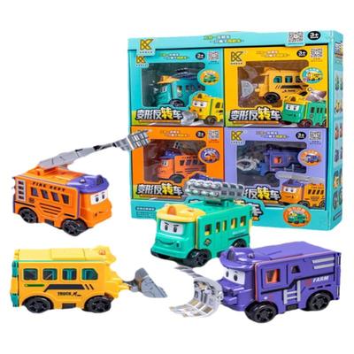 百变反转车机器人金刚变形小汽车