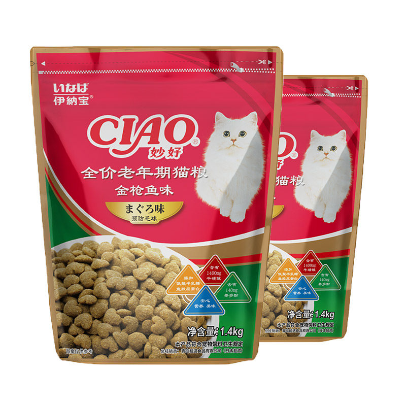 伊纳宝ciao老年猫专用妙好营养