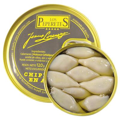 西班牙进口贝贝德斯120g罐装鱿鱼