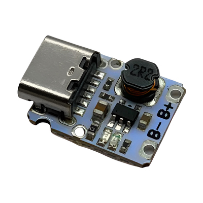 5v充放电一体模块3.7V 4.2V锂电池18650充电保护升压电源板Type-C