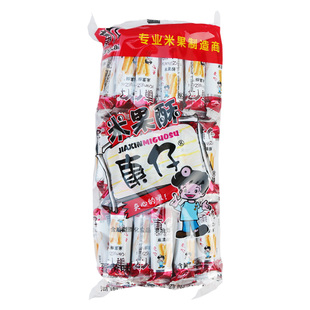 康仔米果酥粗粮夹心卷蛋黄奶香巧克力味260g网红休闲膨化小零食品