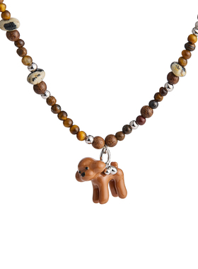 FWISH飞未夕泰迪狗狗串珠项链