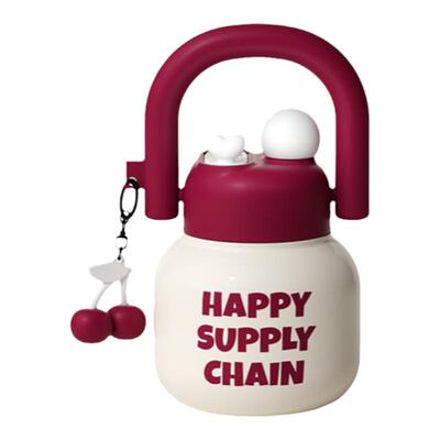 世大家吸管保温杯女高颜值大容量水杯女2025新款学生上学便携水壶