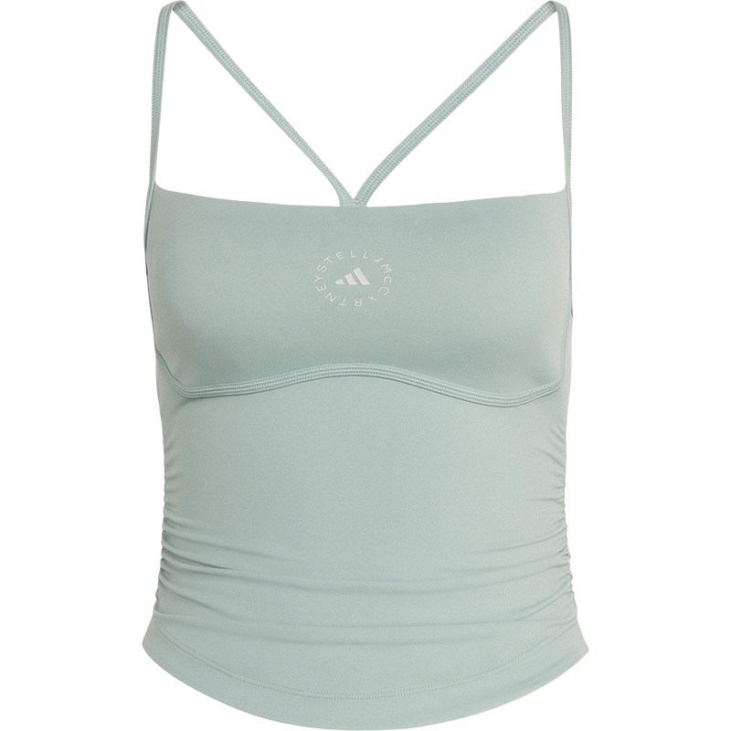 Adidas/阿迪达斯正品夏季女士气质短款经典细肩带背心T恤KC2014