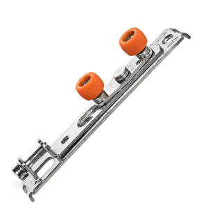 窄款一字可调上轮木门钛合金衣柜门矮款上轮平面安装上辅助防摆轮