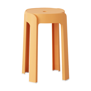 塑料凳子可叠放加厚家用备用凳子摞叠久坐舒服椅子圆凳板凳风车凳