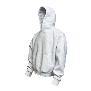 Satjdm超短款重磅卫衣纯色帽衫加绒连帽高街运动保暖宽松休闲秋冬