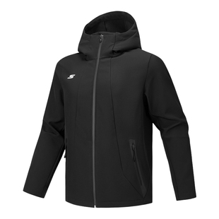 Skechers斯凯奇男士秋冬防风保暖上衣梭织连帽外套 P126M028/0018