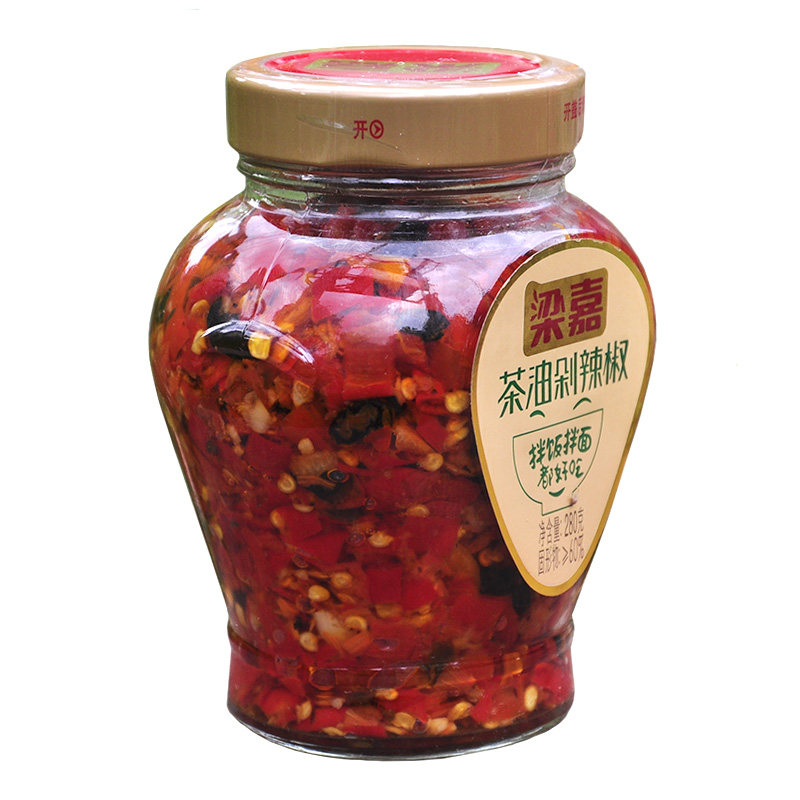 湖南特产剁辣椒瓶装下饭菜