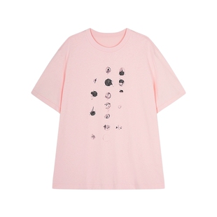 【春夏上新】JNBY/江南布衣25夏T恤A型短袖宽松圆领5P6113320