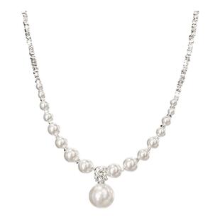 浪漫名媛风~碎银形珍珠项链女轻奢小众高级感锁骨链颈链2026新款