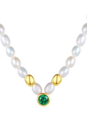 inlady淡水珍珠项链女可定制