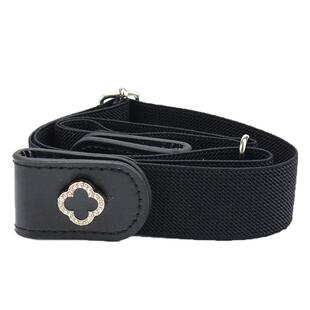 2025新款小香风弹力懒人腰带女士松紧牛仔裤子收腰神器隐形皮带女