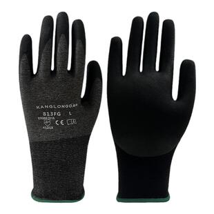 碳纤维防静电涂掌手套触屏尼龙薄款透气电子无尘劳保工厂维修耐用