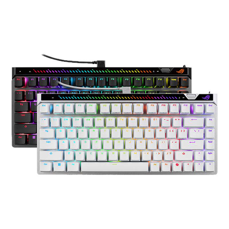 ROG魔导士ACE75 HE磁轴键盘75配列低延迟8K回报率ROG HFX V2磁轴可调键程键盘