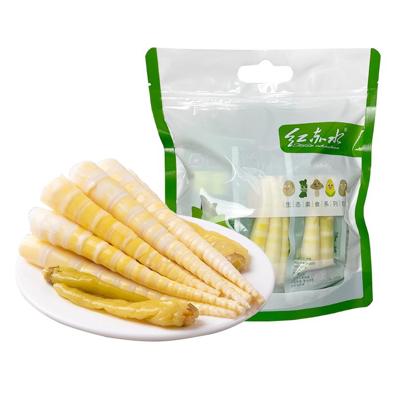 【新老包装交替】鲜嫩低脂泡椒笋尖手剥竹笋开袋即食精品休闲零食