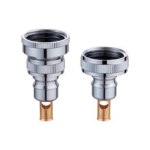 潜水艇自动止水龙头卡扣快插洗衣机进水管水嘴46分接头防喷水